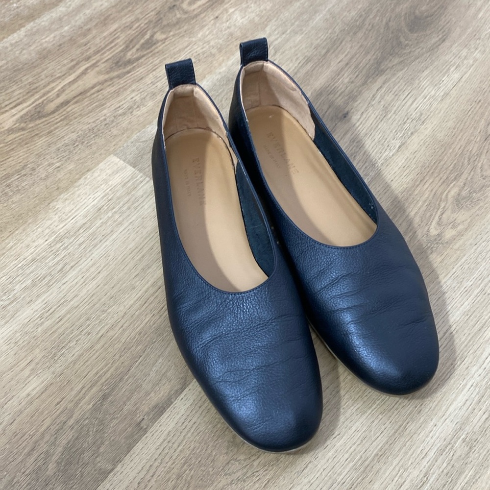 Everlane Black Leather Ballet Flats - Picture 12 of 14